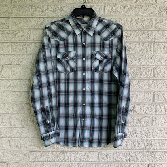 Pearl Snap Button Western Shirt - Picture 1 of 3
